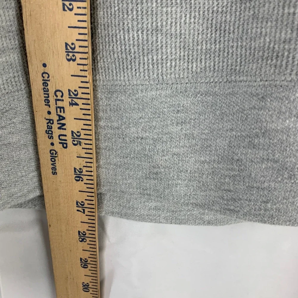 Banana‎ Republic Sweatshirt Mens Medium Gray Long Sleeve Thermal Texture